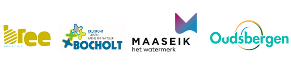 logo's Bree - Bocholt - Maaseik - Oudsbergen
