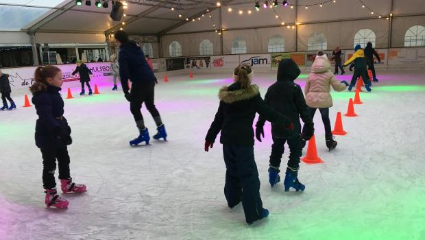 Schaatslessen Bree on Ice © Sportdienst Bree